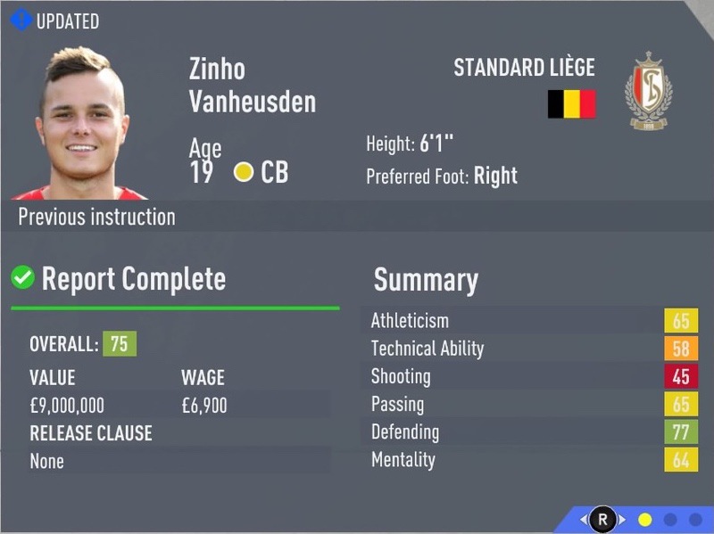 Zinho Vanheusden FIFA20