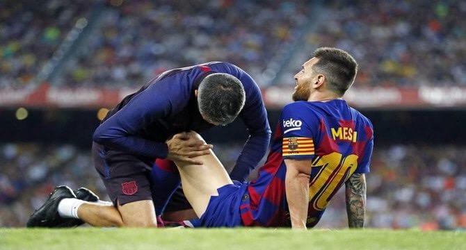 Messi travma