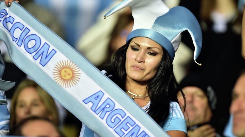 Фанатка Аргентины
